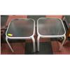 Image 1 : LOT OF 2 PATIO GLASS END