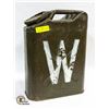 Image 1 : VINTAGE US ARMY METAL JERRY CAN