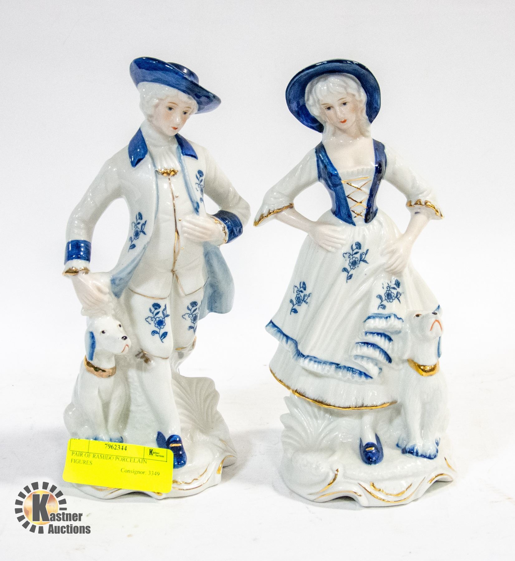 Ramido Raro PAIR OF RAMIDO PORCELAIN FIGURES