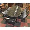 Image 1 : NEW PATIO SET 6 PLACE & UMBRELLA