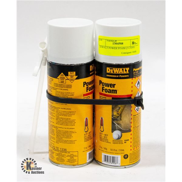DEWALT POWER FOAM (2 CANS)