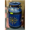 ANTIQUE 20 GALLON CREAM CAN COMPLET