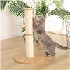 Image 2 : NEW AMZ BASICS CAT SCRATCHING POST, BEIGE