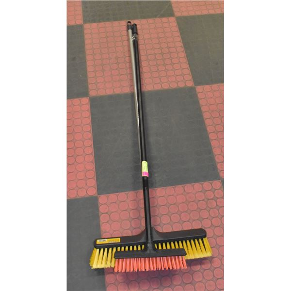 2 NEW PATIO BROOMS
