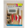 Image 1 : NEW SEALED BRUSH SET FOR PETS