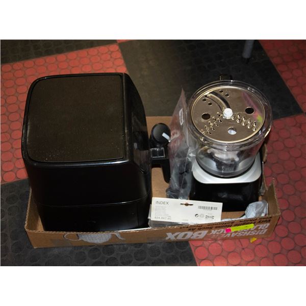 MISC BOX OF SMALL APPLIANCES