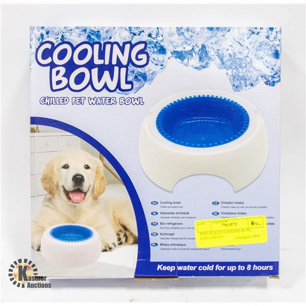 NEW SEALED COOLING BOWL CHILLED PET