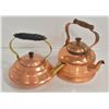 Image 1 : COPPER TEA POT PAIR