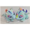 Image 1 : 2 FURREAL BLUE DRAGONS