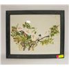 Image 1 : FRAMED PAINTED FABRIC PIECE