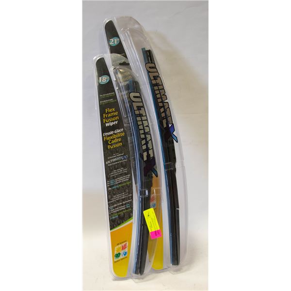 ULTIMATE X FLEX FRAME WINDSHIELD WIPER SET