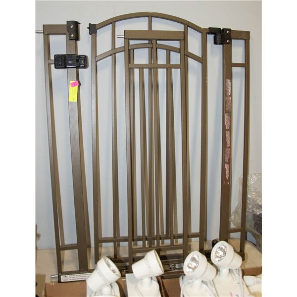 DARK COLOURED DOG GATE