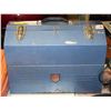 Image 1 : BLUE EXPANDABLE TOOLBOX WITH A VARITY OF