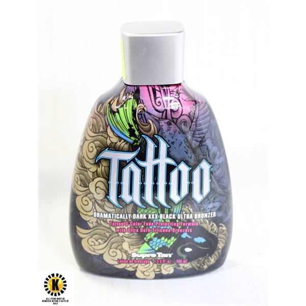 BOTTLE OF TATTOO DRAMTICALLY DARK BRONZER W/