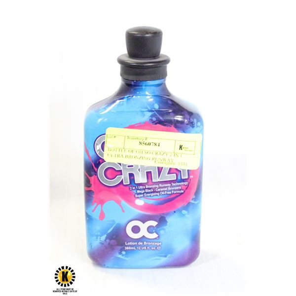 BOTTLE OF OH SO CRAZY 2 IN 1 ULTRA BRONZING RUNWAY