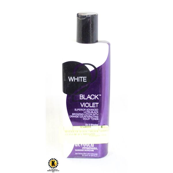 BOTTLE OF WHITE 2 BLACK VIOLET ULTRA BLACK BRONZER