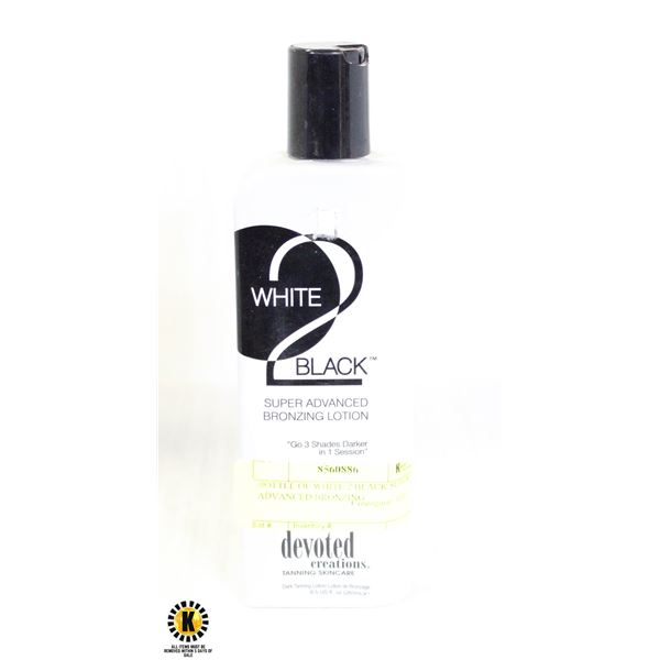 BOTTLE OF WHITE 2 BLACK SUPER ADVANCED BRONZING