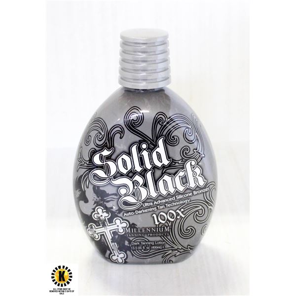 SOLID BLACK 100X DARK TAN LOTION 400ML.