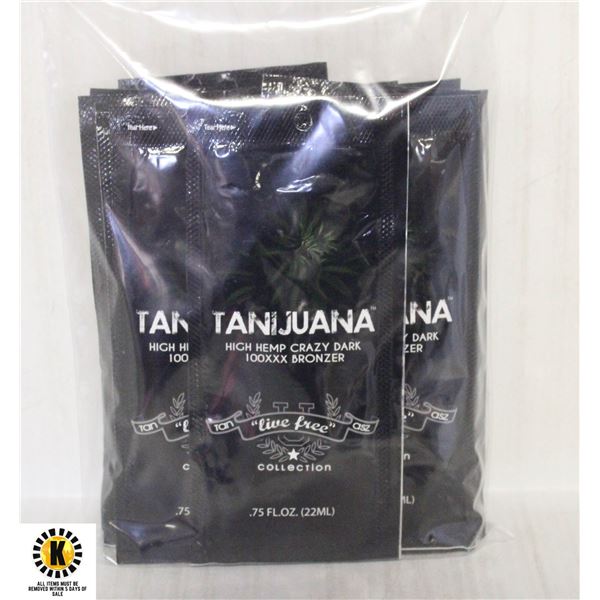 12 SAMPLE PACKETS OF TANIJUANA 100XXX BRONZER