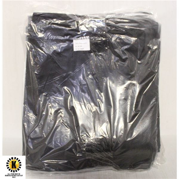 6 DISPOSABLE BLACK APRON/ ROBES