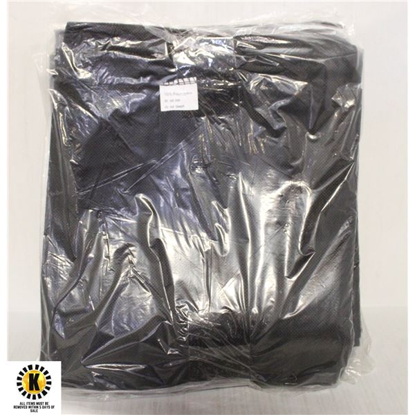 6 DISPOSABLE BLACK APRON/ ROBES