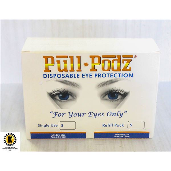 PULL PODS DISPOSABLE EYE PROTECTION FOR TANNING