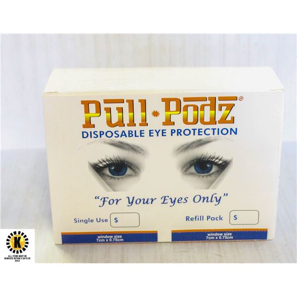 PULL PODS DISPOSABLE EYE PROTECTION FOR TANNING