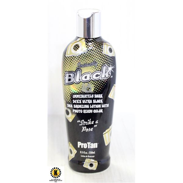 INSTANTLY BLACK 50XX ULTRA BLACK LOTION 250 ML.