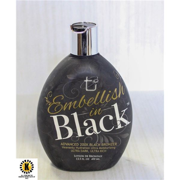 EMBELISH IN BLACK 200X BRONZER 400 ML.