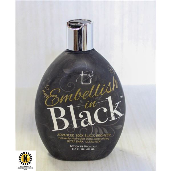 EMBELISH IN BLACK 200X BLACK BRONZER 400 ML.