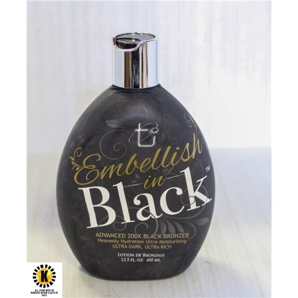 EMBELISH IN BLACK 200X BLACK BRONZER 400 ML.