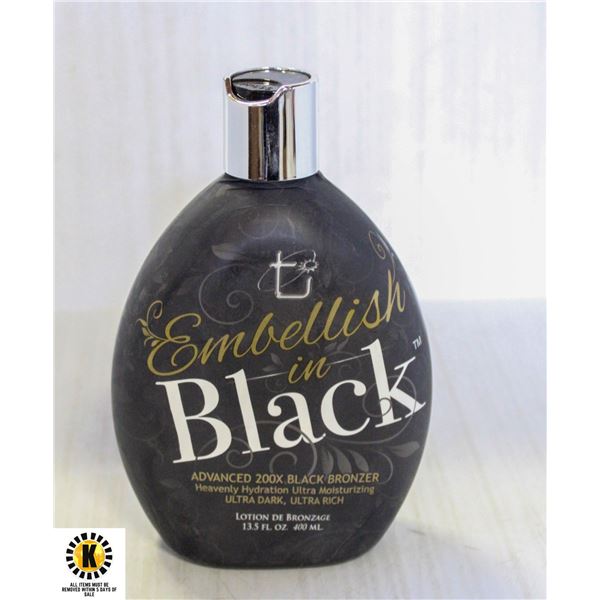 EMBELISH IN BLACK 200X BLACK BRONZER 400 ML.