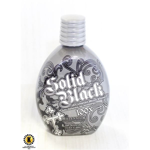 SOLID BLACK 100X DARK TANNING LOTION 400 ML