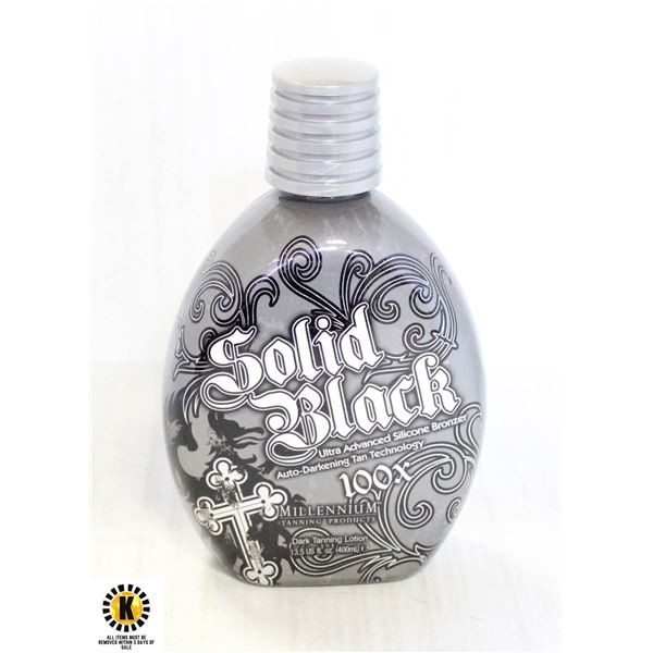 SOLID BLACK 100X DARK TANNING LOTION 400 ML