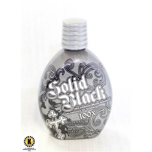 SOLID BLACK 100X DARK TANNING LOTION 400 ML