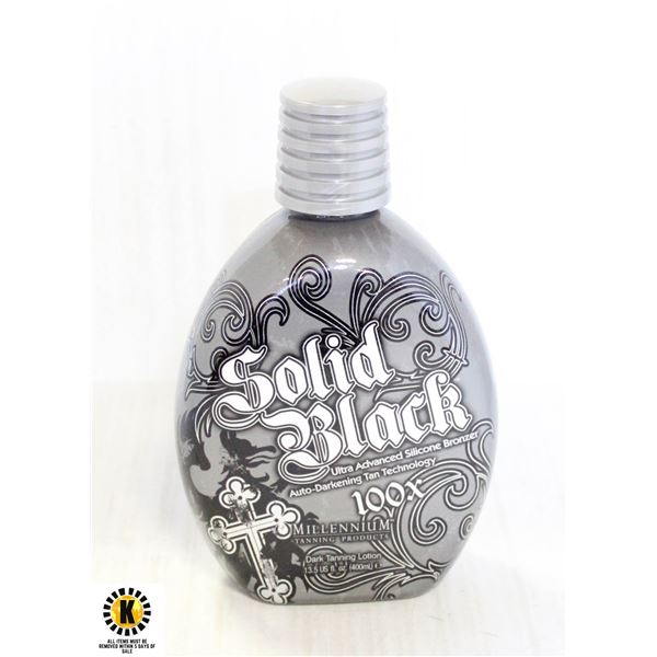 SOLID BLACK 100X DARK TANNING LOTION 400 ML