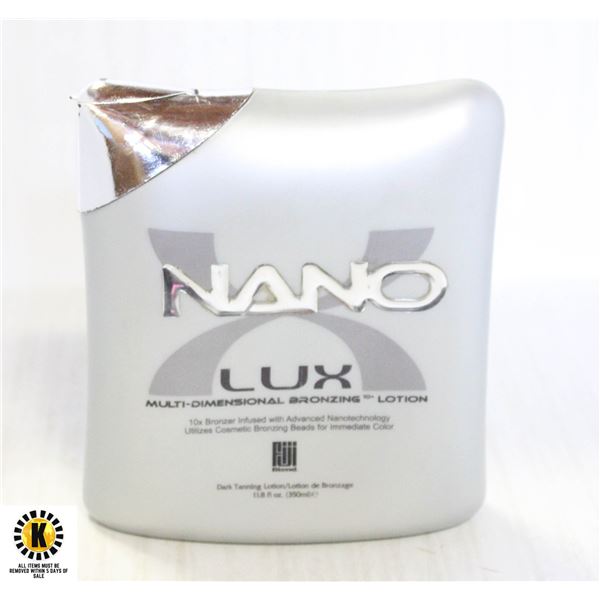 NANO LUX MULTI DIMENSIONAL 10X BRONZING LOTION .