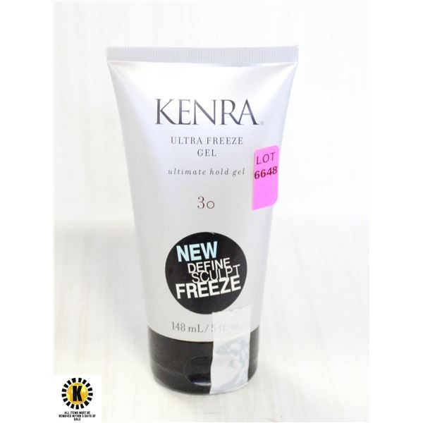 KENRA ULTRA FREEZE GEL ULTRA HOLD GEL 148 ML.