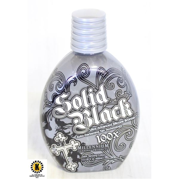 SOLID BLACK 100X DARK TANNING LOTION 400ML.