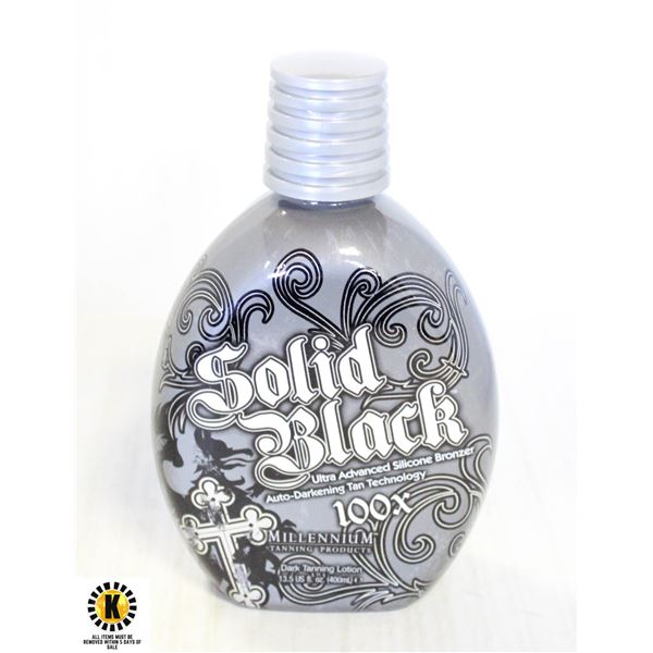 SOLID BLACK 100X DARK TANNING LOTION 400 ML.