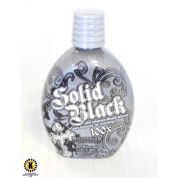 SOLID BLACK 100X DARK TANNING LOTION 400 ML.