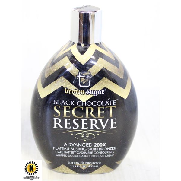 BLACK CHOCOLATE SECRET RESERVE 200X BRONZER 400 ML