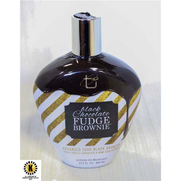 BLACK CHOCOLATE FUDGE BROWNIE 200X BRONZER 400 ML