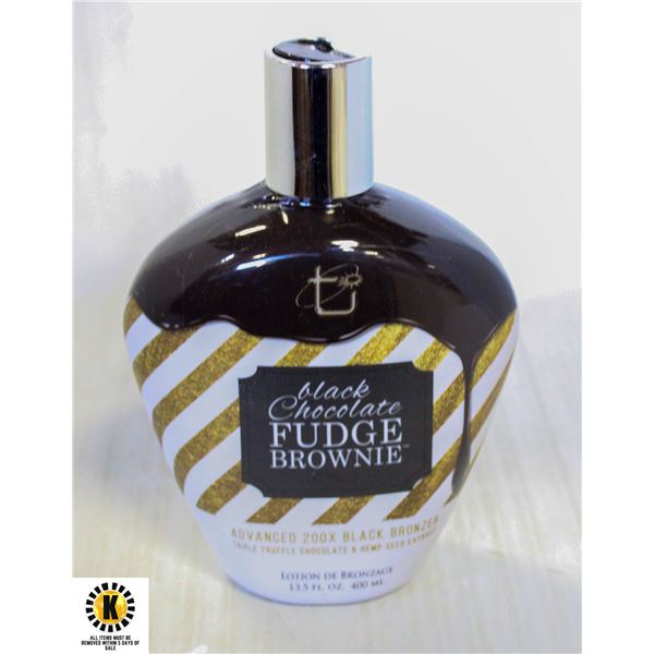 BLACK CHOCOLATE FUDGE BROWNIE 200X BRONZER 400 ML