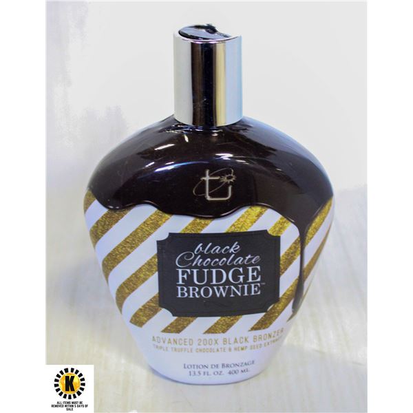 BLACK CHOCOLATE FUDGE BROWNIE 200X BRONZER 400 ML