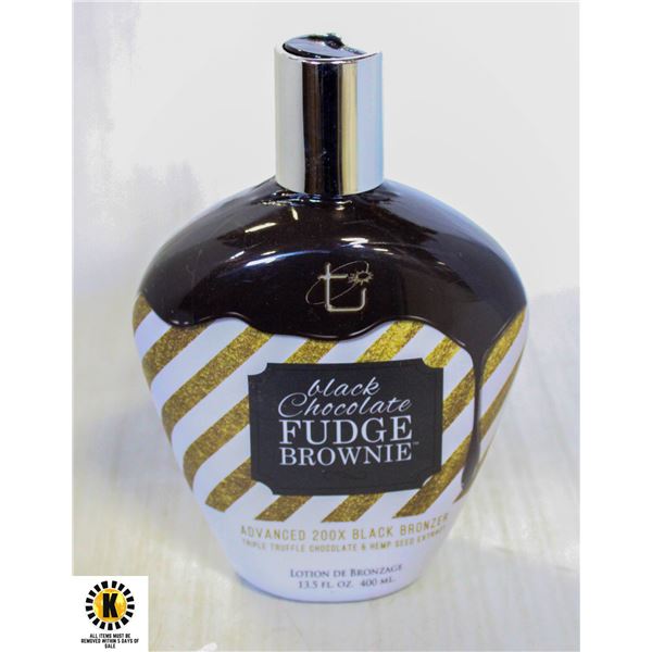 BLACK CHOCOLATE FUDGE BROWNIE 200X BRONZER 400 ML