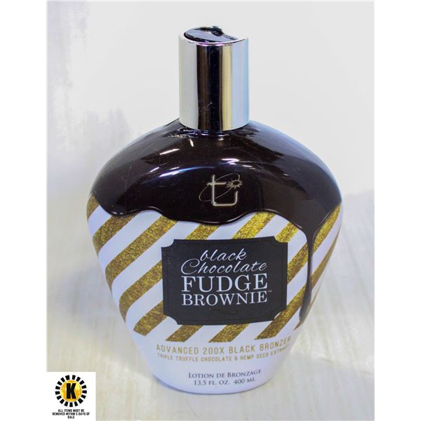 BLACK CHOCOLATE FUDGE BROWNIE 200X BRONZER 400 ML