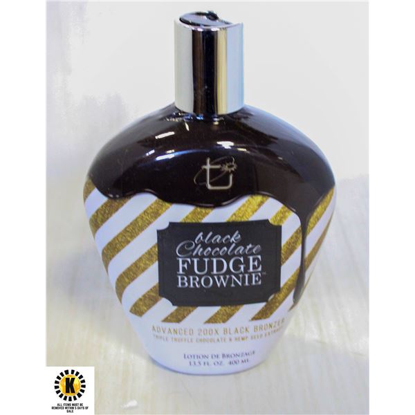 BLACK CHOCOLATE FUDGE BROWNIE 200X BRONZER 400 ML