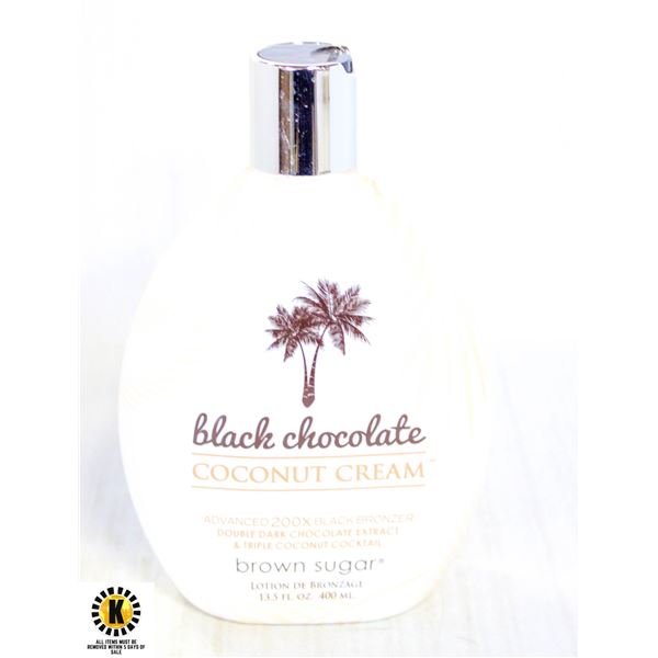 BLACK CHOCOLATE COCONUT CREAM 200X BRONZER 400 ML.