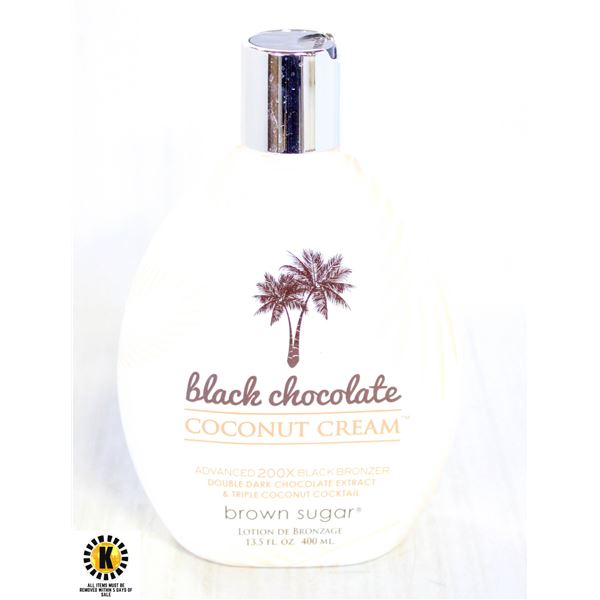 BLACK CHOCOLATE COCONUT CREAM 200X BRONZER 400 ML.